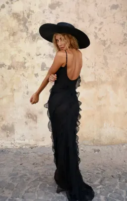 Rat & Boa Selena Dress Black Size XXS for rent on The Volte - image 2