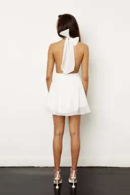 Calia Collection Rosalia Mini Dress White Size 10 for rent on The Volte - image 2