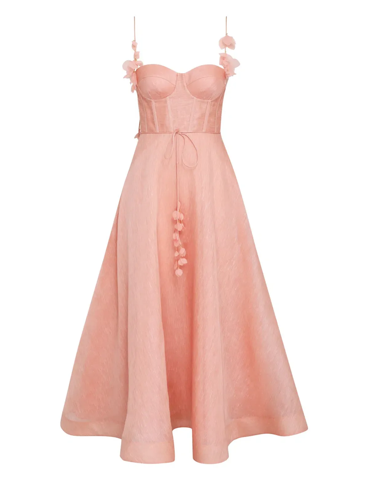 Zimmermann Wonderland Midi Corset Dress Size 8 - Image 3
