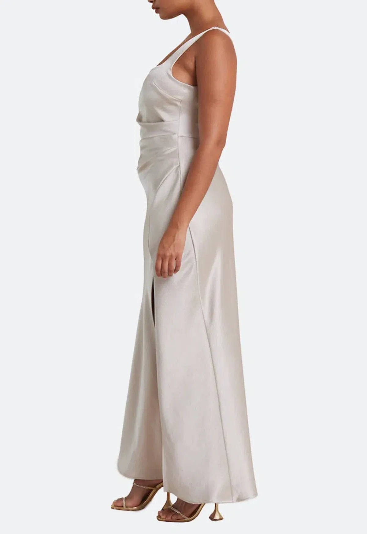 Beck & Bridge Dreamer Square Neck Dress in Sand Size 8 / S - Image 2