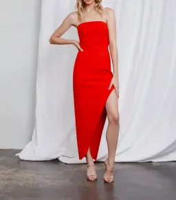 Lexi Deka Dress in Tangerine Size 8 for rent on The Volte - image 1