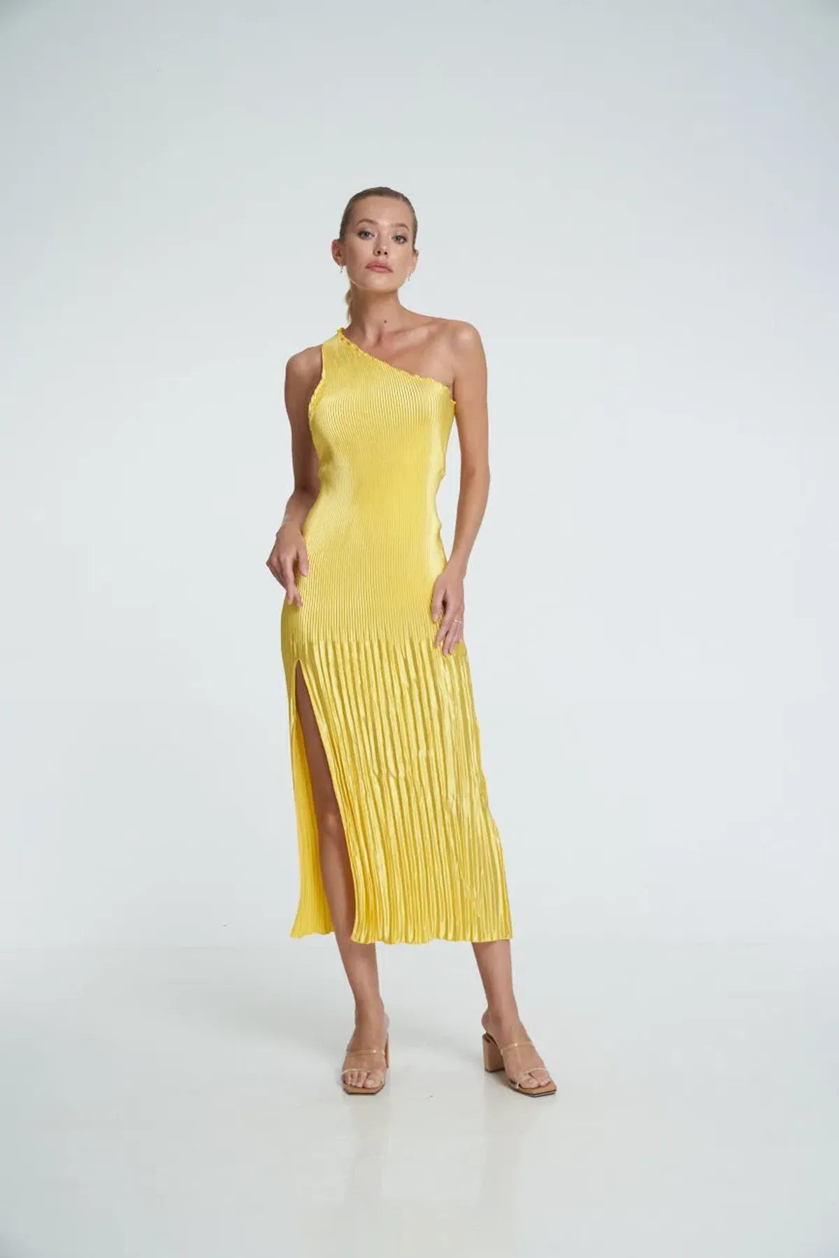 Lidee Naomi Gown Canary Size 10 / M - Image 2