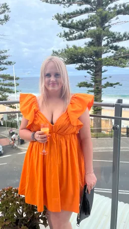 Sheike Bermuda Mini Dress Orange Size 14 / XL for rent on The Volte - image 3