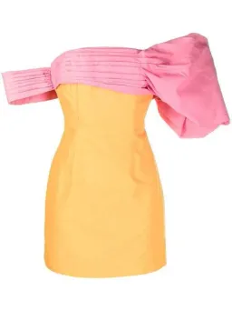Rachel Gilbert Manuela Mini Dress Orange Size 0 / AU 6 for rent on The Volte - image 3