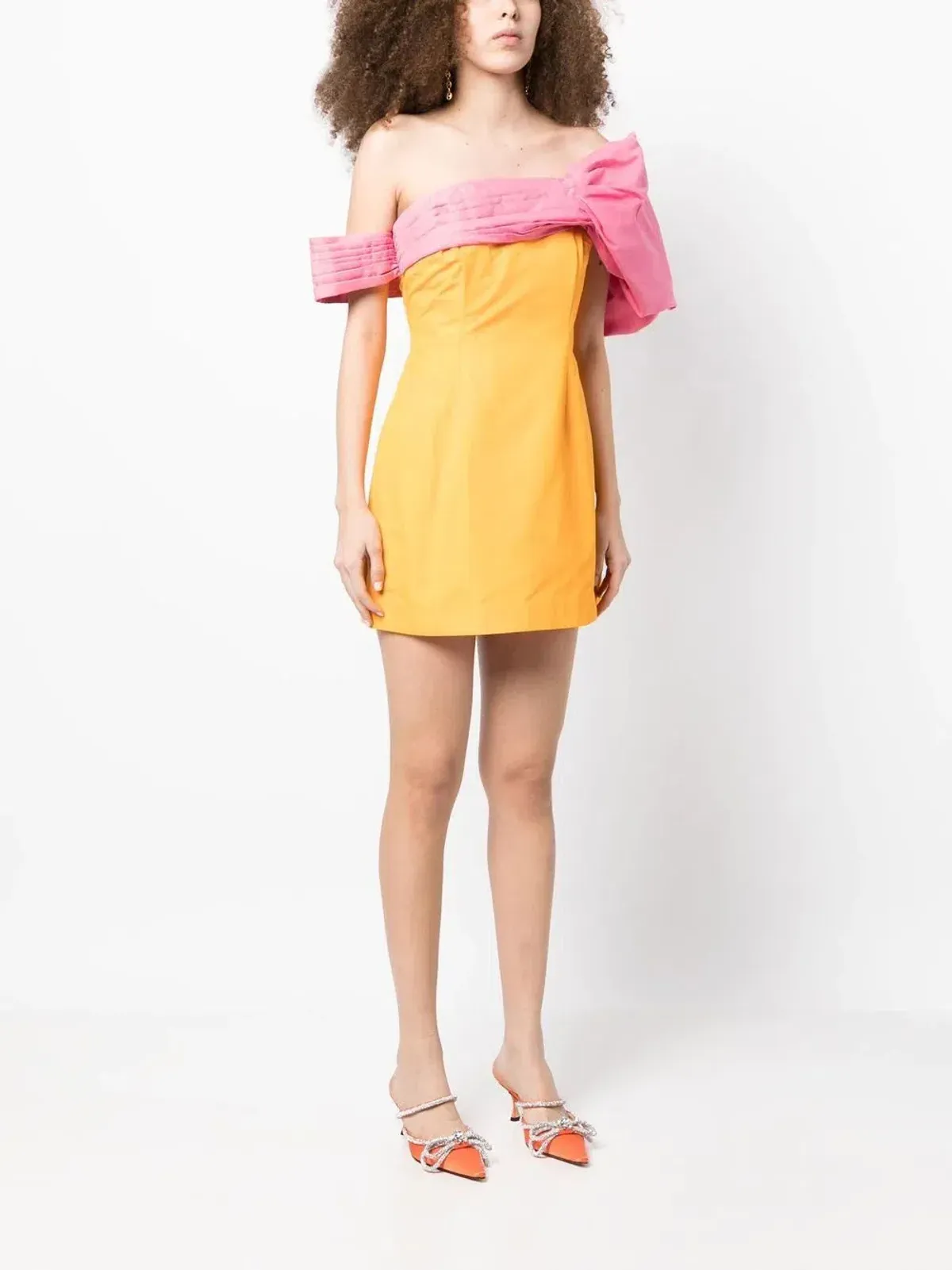 Rachel Gilbert Manuela Mini Dress Orange Size 0 / AU 6 - Image 1