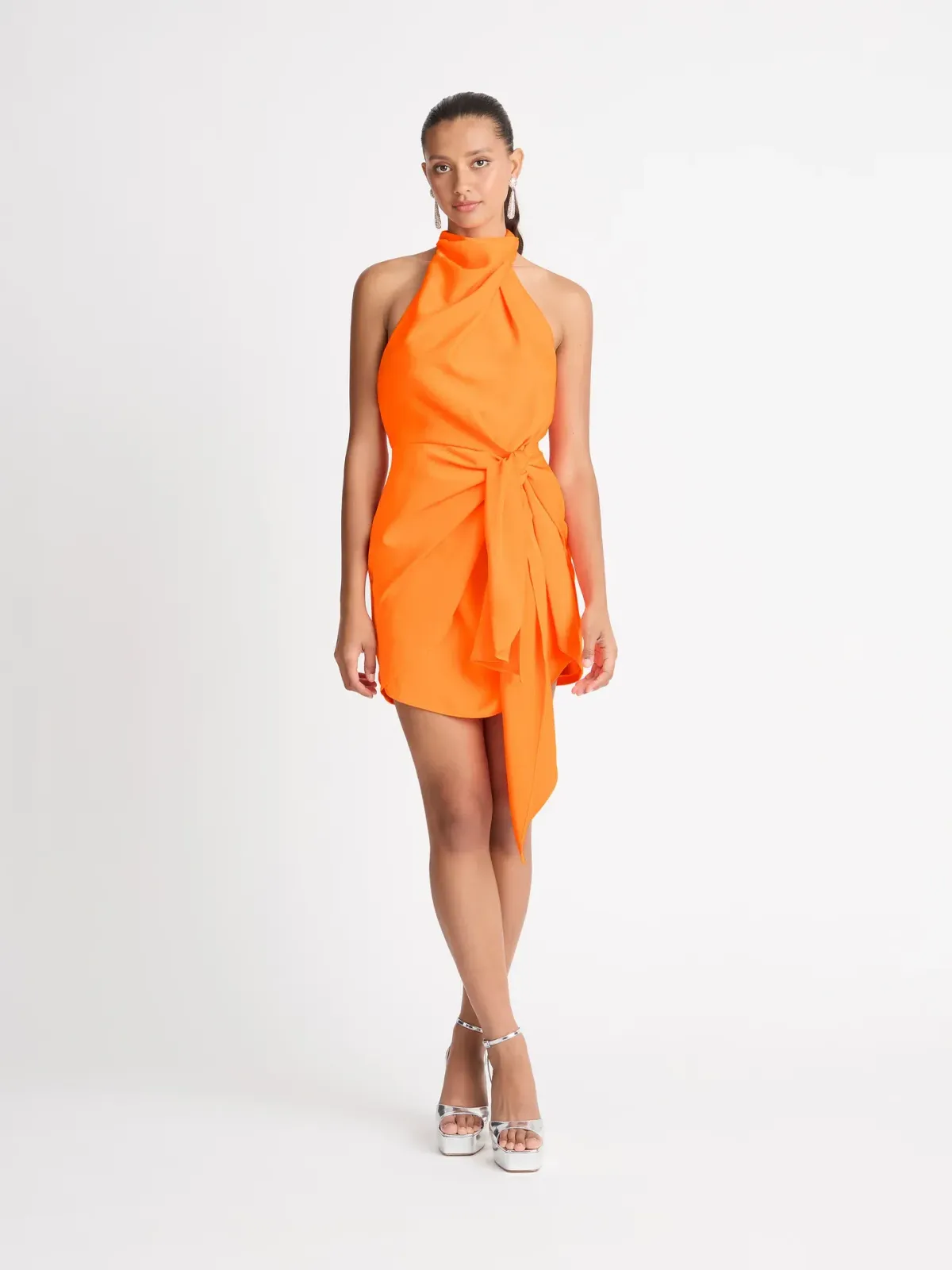 Sheike Mini Eternal Flame Dress Orange Size 14 - Image 1