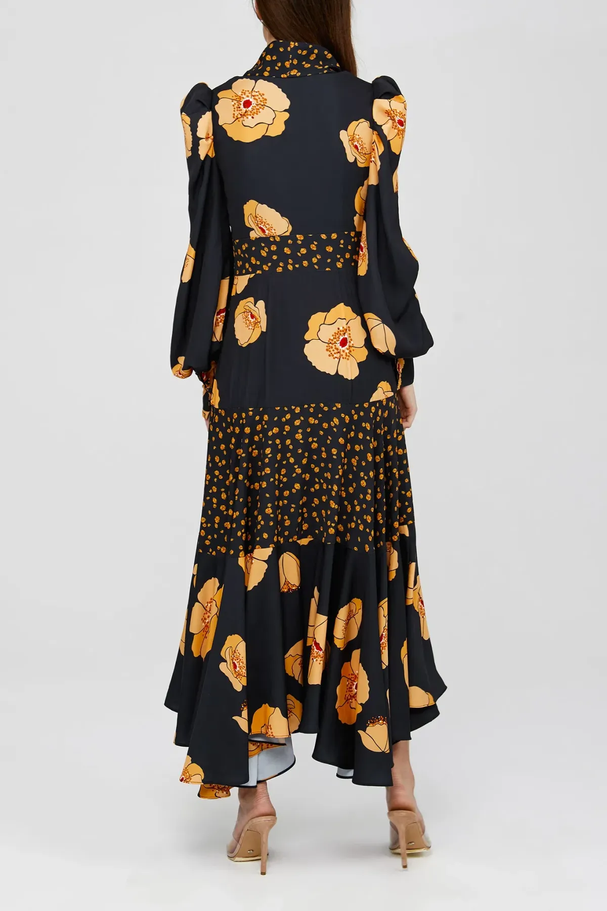 Acler Elton Dress Poppy Mix Print Size 8 - Image 2