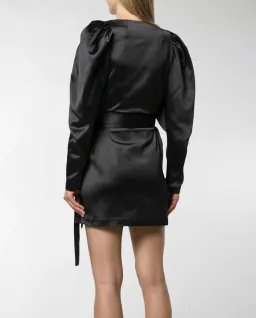 Rotate Birger Christensen Dress Black Size  10 for rent on The Volte - image 3