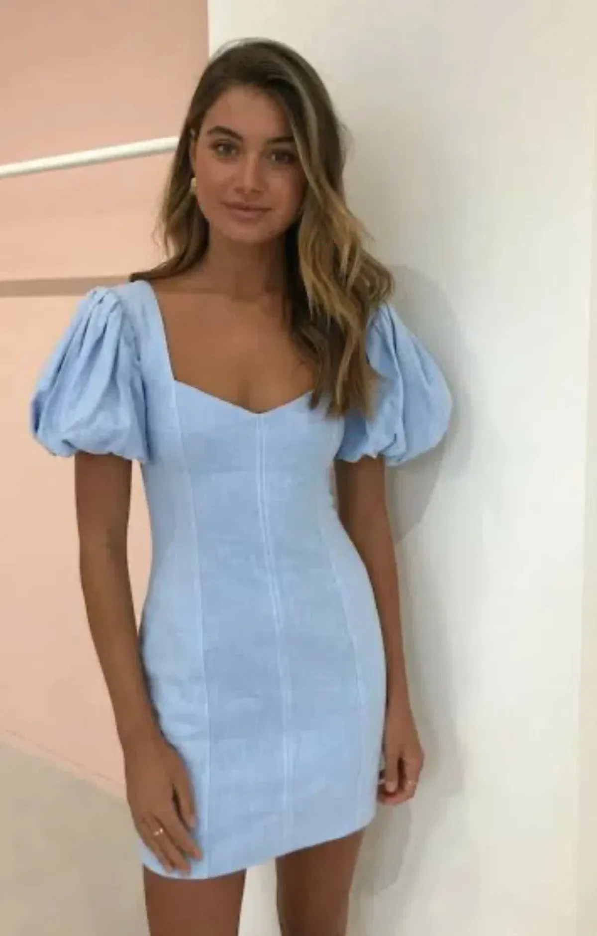 Bec & Bridge Anika Mini Dress Blue Size 10 - Image 3
