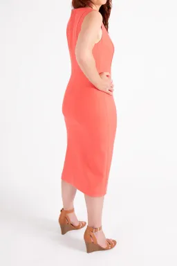 Hugo Boss Sleeveless Dress Bright Pink Size 10 for rent on The Volte - image 4