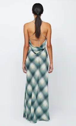 Bec & Bridge Edie Split Maxi Dress Teal Print Size 10 / M for rent on The Volte - image 3