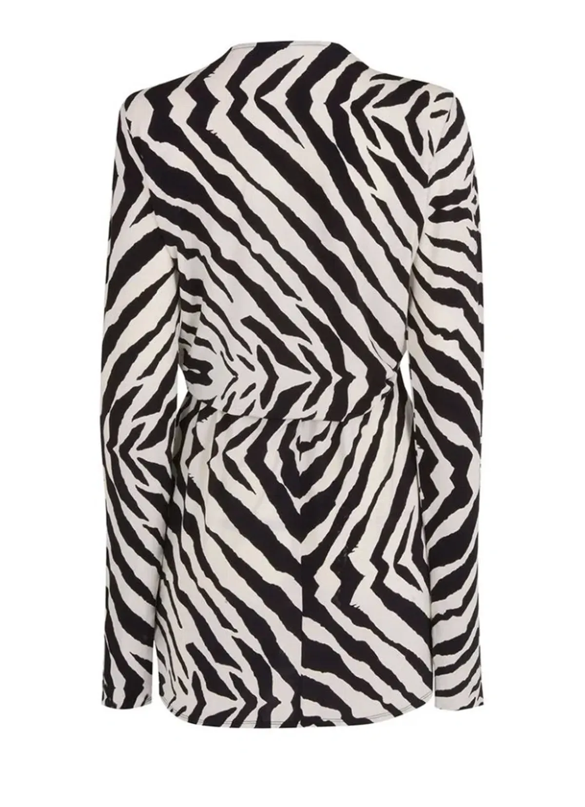 Rat & Boa Allegra Dress Zebra Print Size S/AU 8 - Image 4