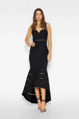Sheike New York Maxi Dress Black Size 6 for rent on The Volte - image 1