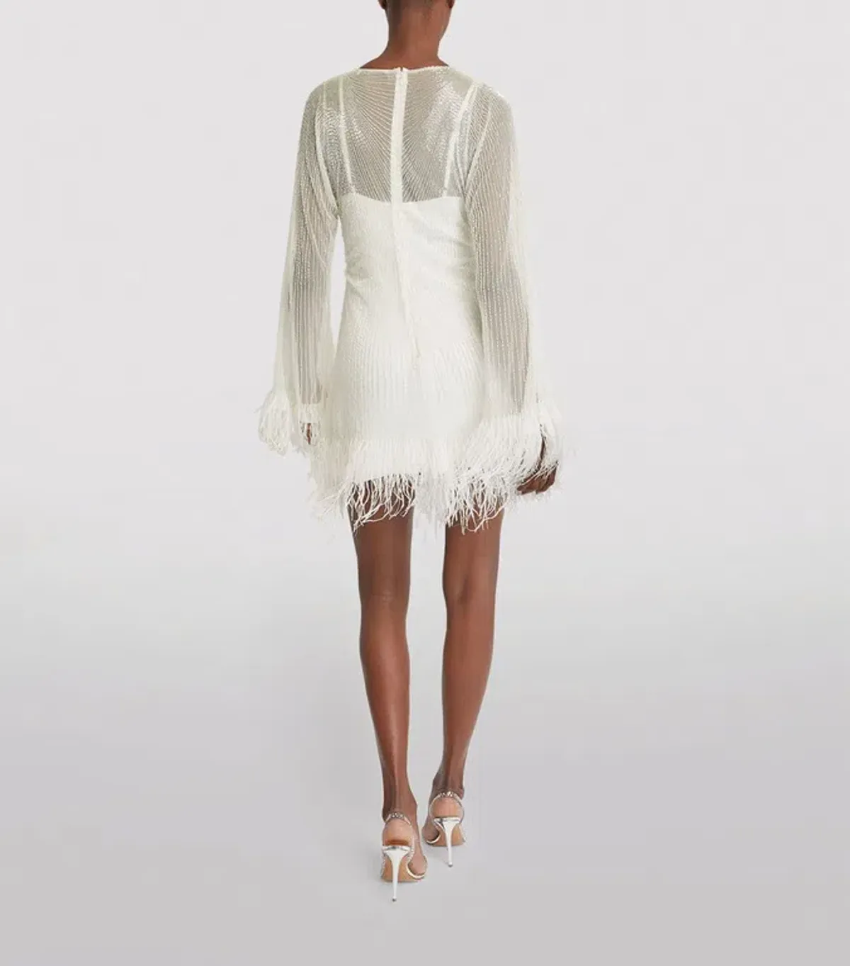 Rachel Gilbert Axel Mini Dress Ivory Size 1 / AU 8 - Image 2