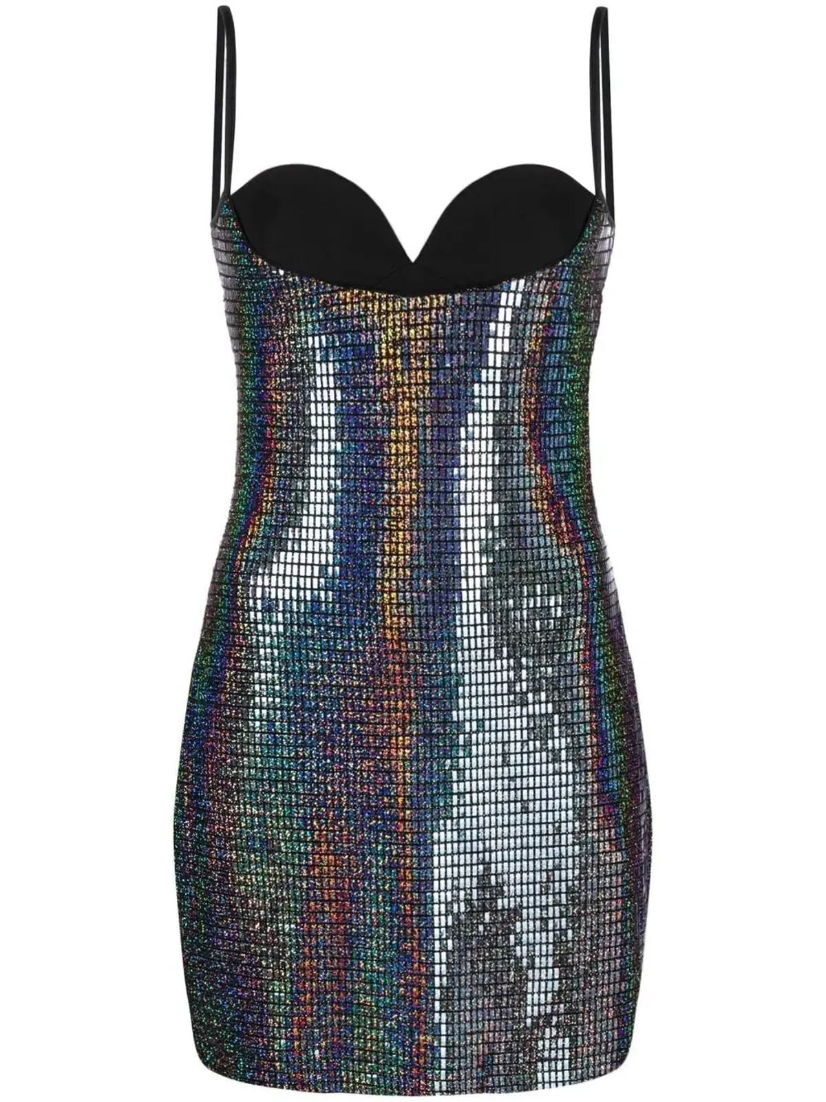 Chiara Ferragni Chainmail Effect Mini Dress Multi Size 40 / AU 8 - Image 3
