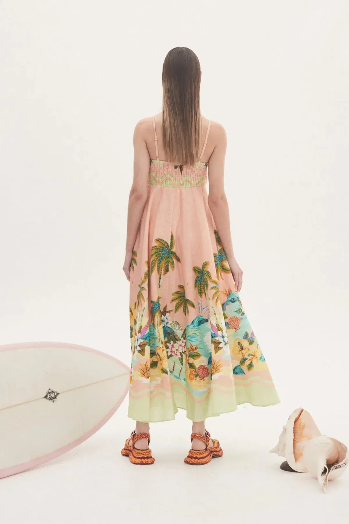Alemais Mermaid Point Sundress Pink Size AU 10 - Image 2