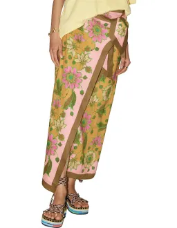Alemais Winnie Wrap Sarong Skirt Floral Size S / Au 8 for rent on The Volte - image 5
