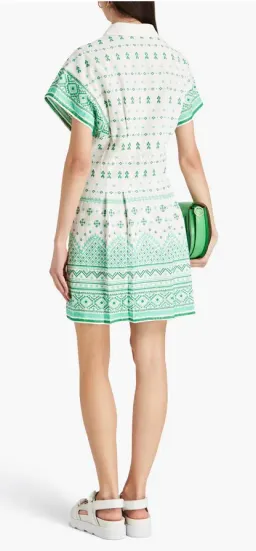 Maje Guipure Dress Print Size 38/AU 10  for rent on The Volte - image 2