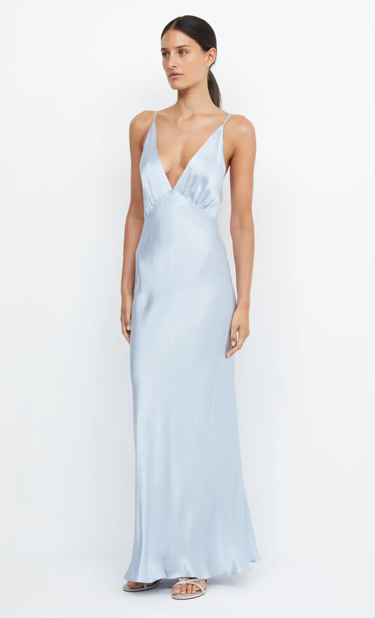 Bec & Bridge Moon Dance V Maxi Dress Blue Size 8 / S - Image 4