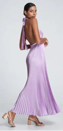 Lidee Renaissance Slit Gown Violet Size 6 / XS for rent on The Volte - image 3