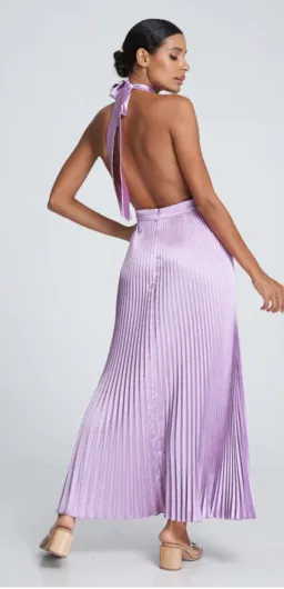 Lidee Renaissance Slit Gown Violet Size 6 / XS for rent on The Volte - image 4