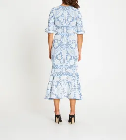 Alice McCall La Javanaise Midi Dress Blue Size 10 for rent on The Volte - image 4