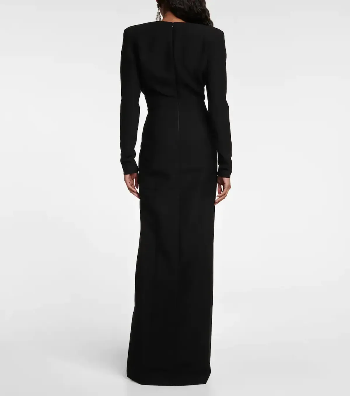 Monot Asymmetric Cut-out Gown Black Size 8 - Image 2