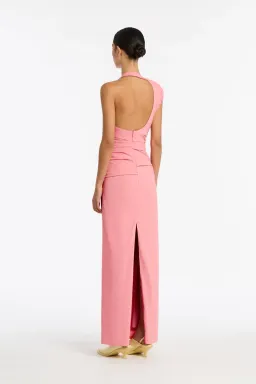 Sir The Label Giacomo Gathered Gown in Pink Size 8 / SIZE 1 for rent on The Volte - image 3