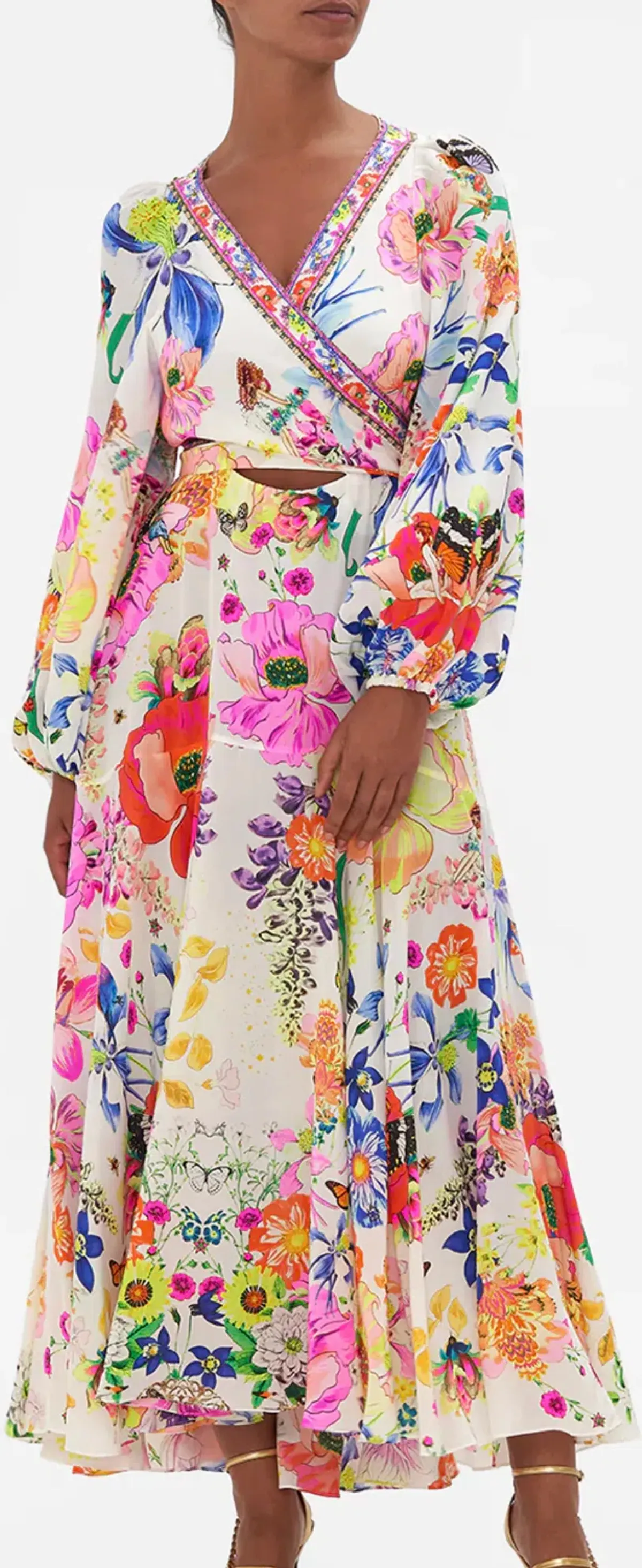Camilla Wrap Tie Dress Fairy Gang Size 8  - Image 7