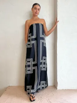 Ginger & Smart Walk the Line Gown in Black Base Size 6 / XS for rent on The Volte - image 1