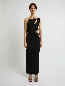 Christopher Esber Carina Interlinked Dress Black Size 6 / XS for rent on The Volte - image 1