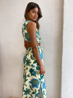 Sir the Label Alexandre Knot Dress in Marguerite Print Size 10 for rent on The Volte - image 4