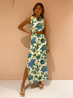 Sir the Label Alexandre Knot Dress in Marguerite Print Size 10 for rent on The Volte - image 8