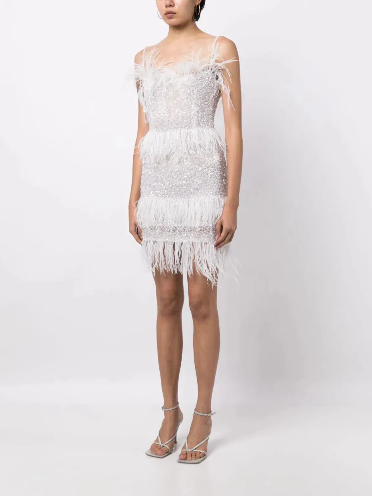 Rachel Gilbert Frenchy Mini Dress Ivory Size 1 / AU 8 - Image 1
