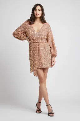 Sheike Xanadu Dress Gold Size AU 8 for rent on The Volte - image 1