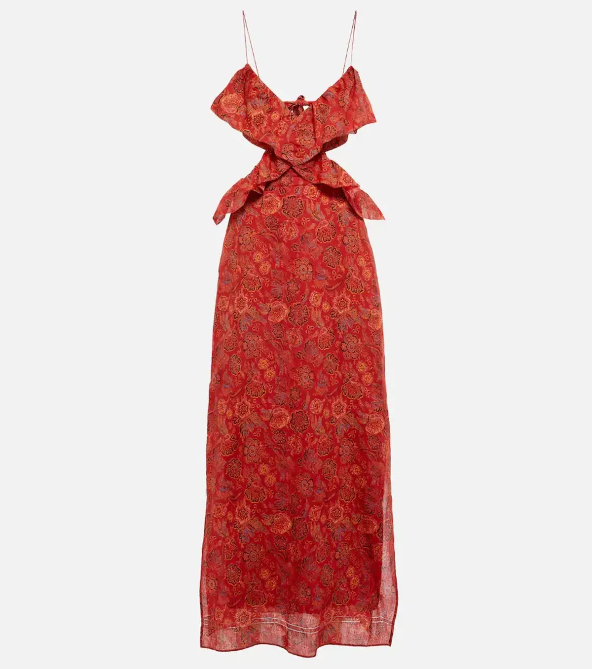 Sir the Label Allegra Frill Maxi Dress Red Size 0 / AU 6  - Image 5
