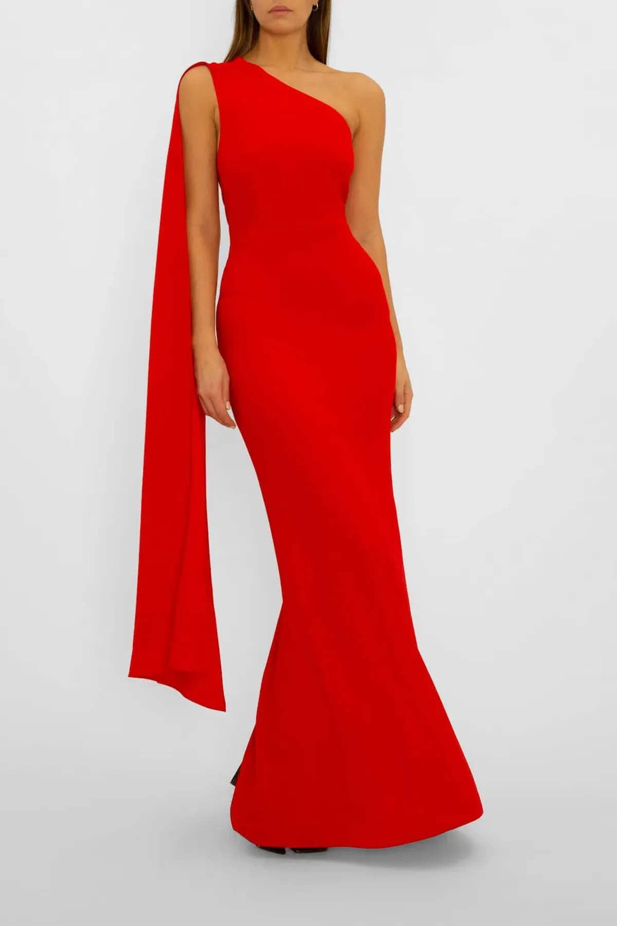 Carla Zampatti Homage To Carla Gown Red Size AU 8 - Image 1