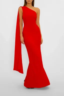 Carla Zampatti Homage To Carla Gown Red Size AU 8 for rent on The Volte - image 1