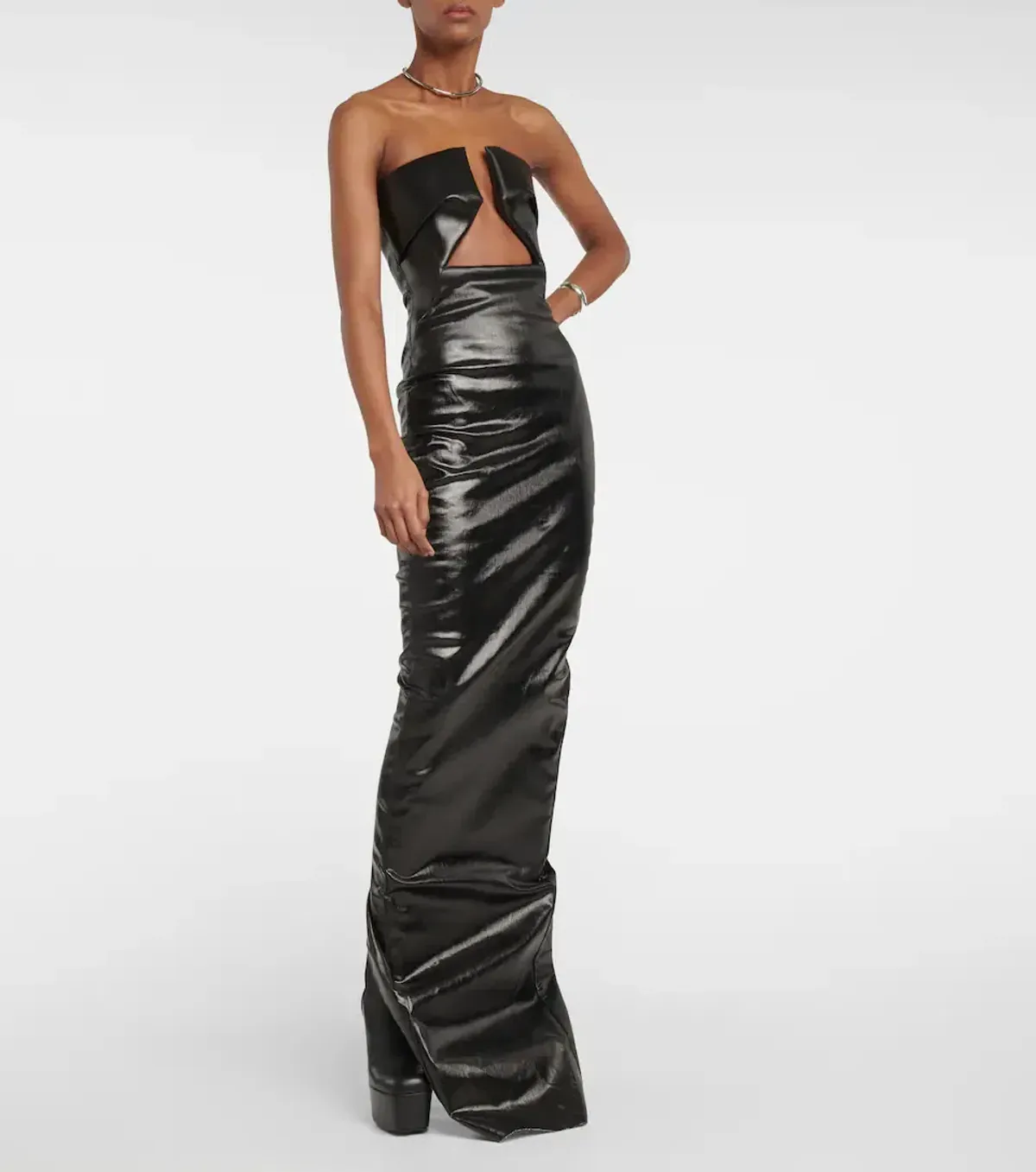 Rick Owens Prong Dress Black Size 10 - Image 1