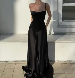 House of CB Anabella Lace Up Corset Maxi Dress in Black Size S /AU 8 for rent on The Volte - image 1