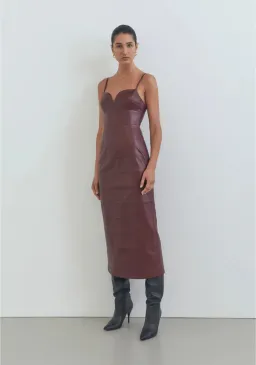 Viktoria And Woods Espionage Midi Burgundy Size AU 6 for rent on The Volte - image 1