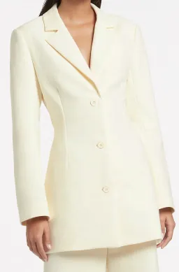 Sir The Label Marco Tailored Mini Dress Lemon Size 2 / Au 10 for rent on The Volte - image 2
