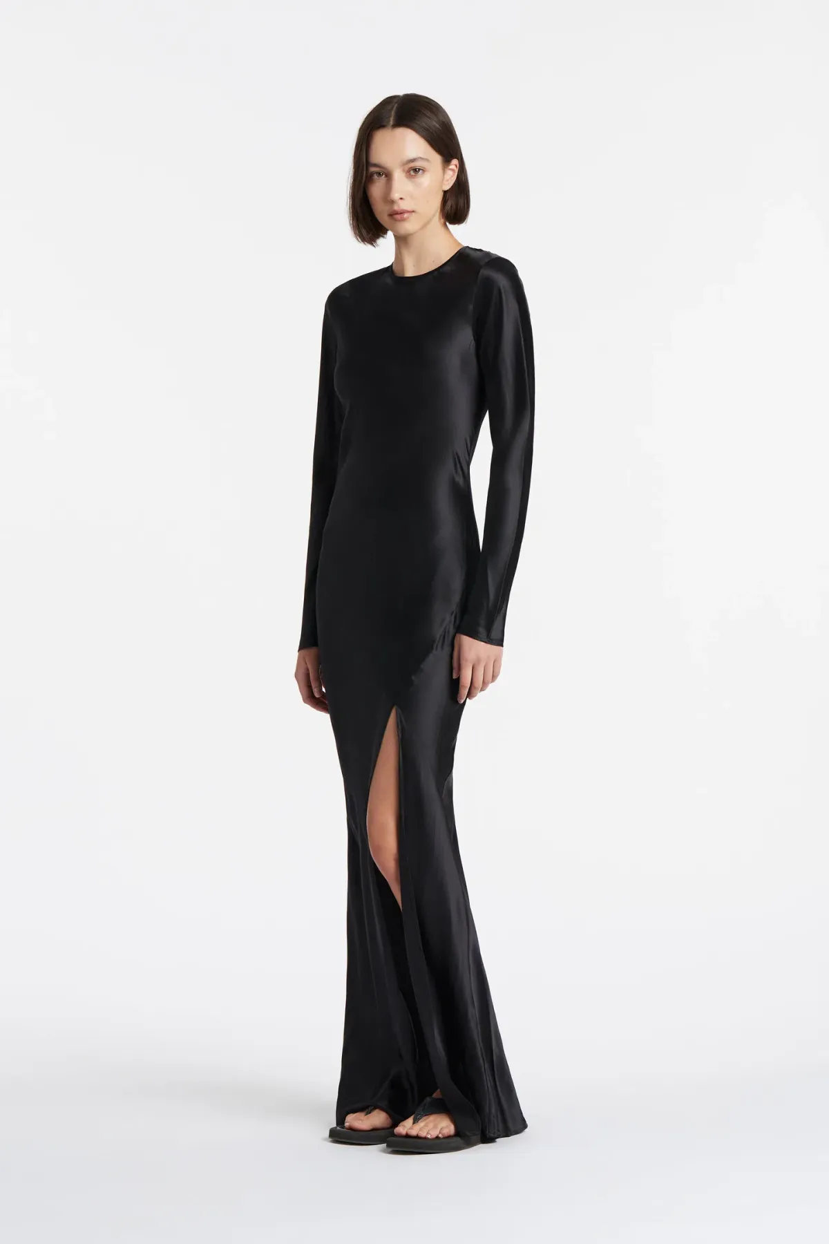 Sir the Label Soleil Long Sleeve Dress Black Size 0/Au 6 - Image 2
