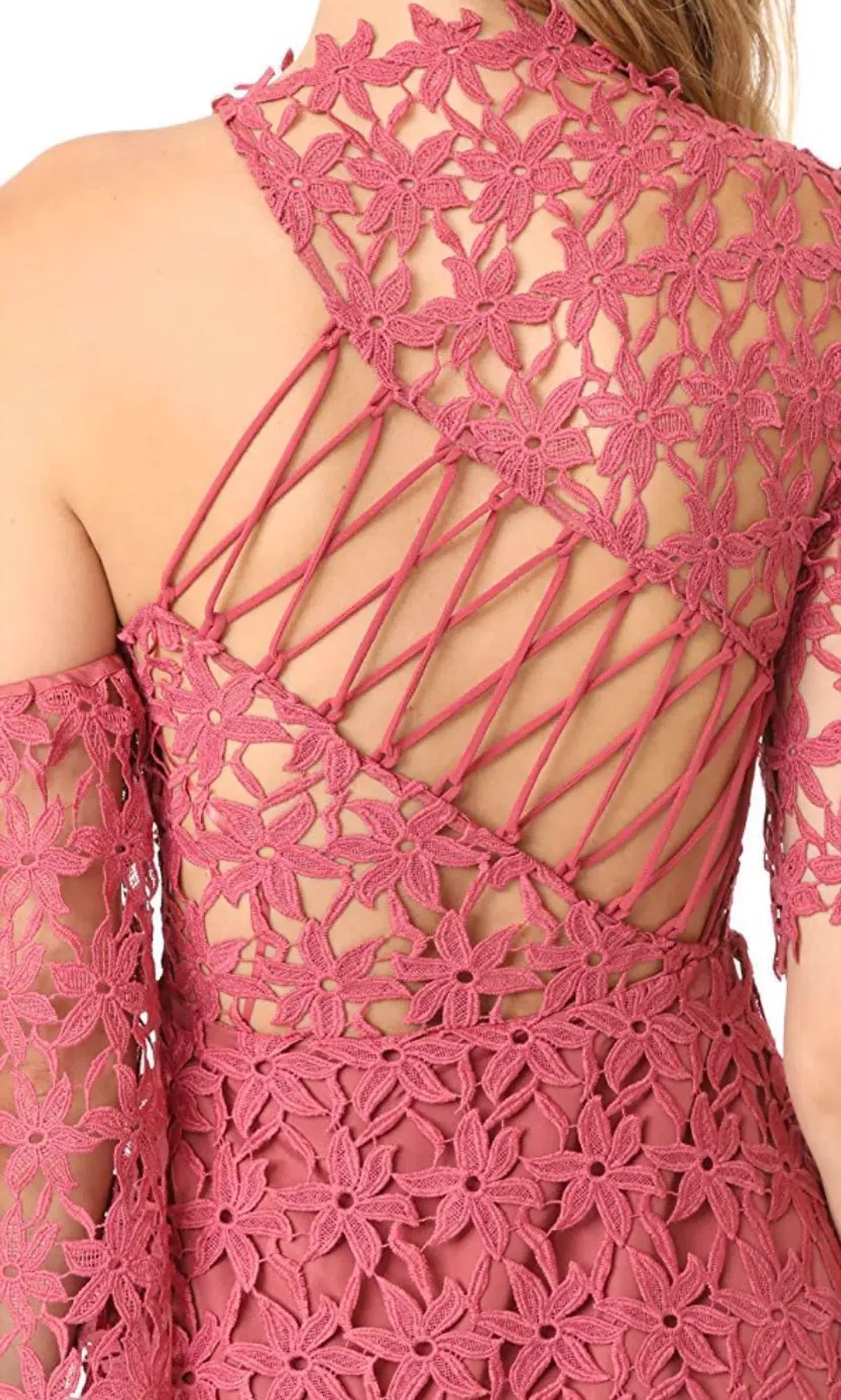 Keepsake Stay Close Mini Dress in Paprika Pink Size M / Au 10 - Image 3