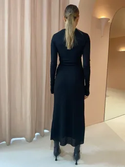 Camilla and Marc Ellsworth Midi Dress Black Size 6 for rent on The Volte - image 3