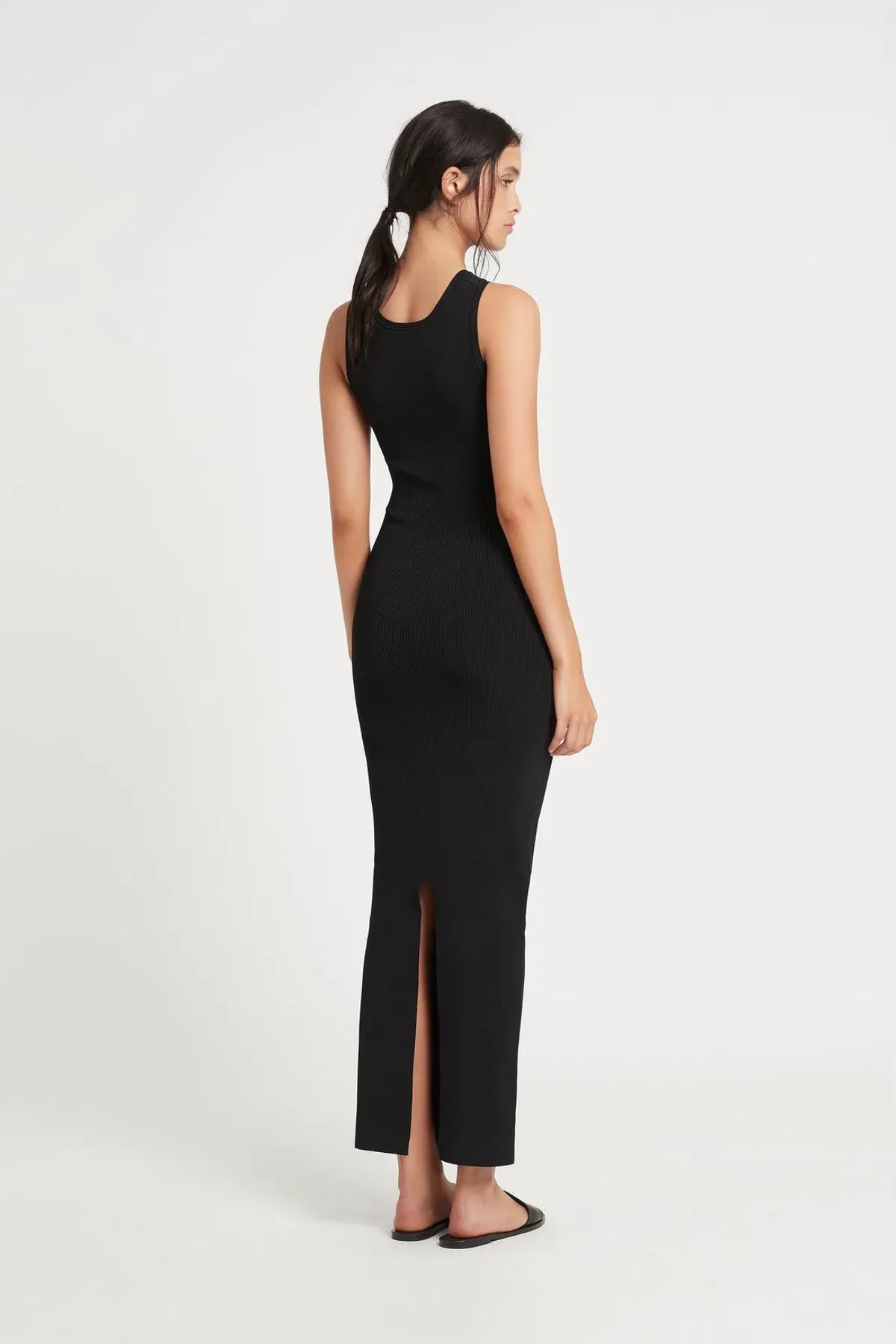 Sir The Label Ingrid Cut Out Midi Dress Black Size 8 - Image 1