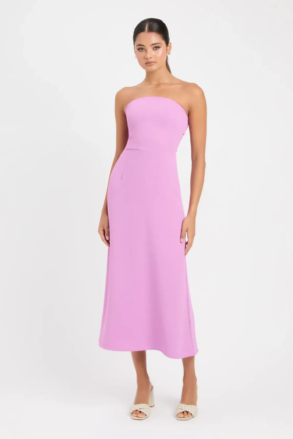 Kookai Alpha Strapless Dress Purple Size 36/Au 8 - Image 1