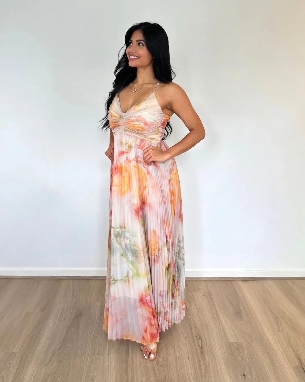 Ministry of Style The Label Sunrise Strap Dress Patterned Size 8 - Image 3
