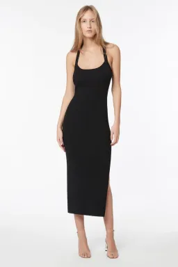 Manning Cartell Sweet Ride Knit Dress Black Size 6 / XS for rent on The Volte - image 1