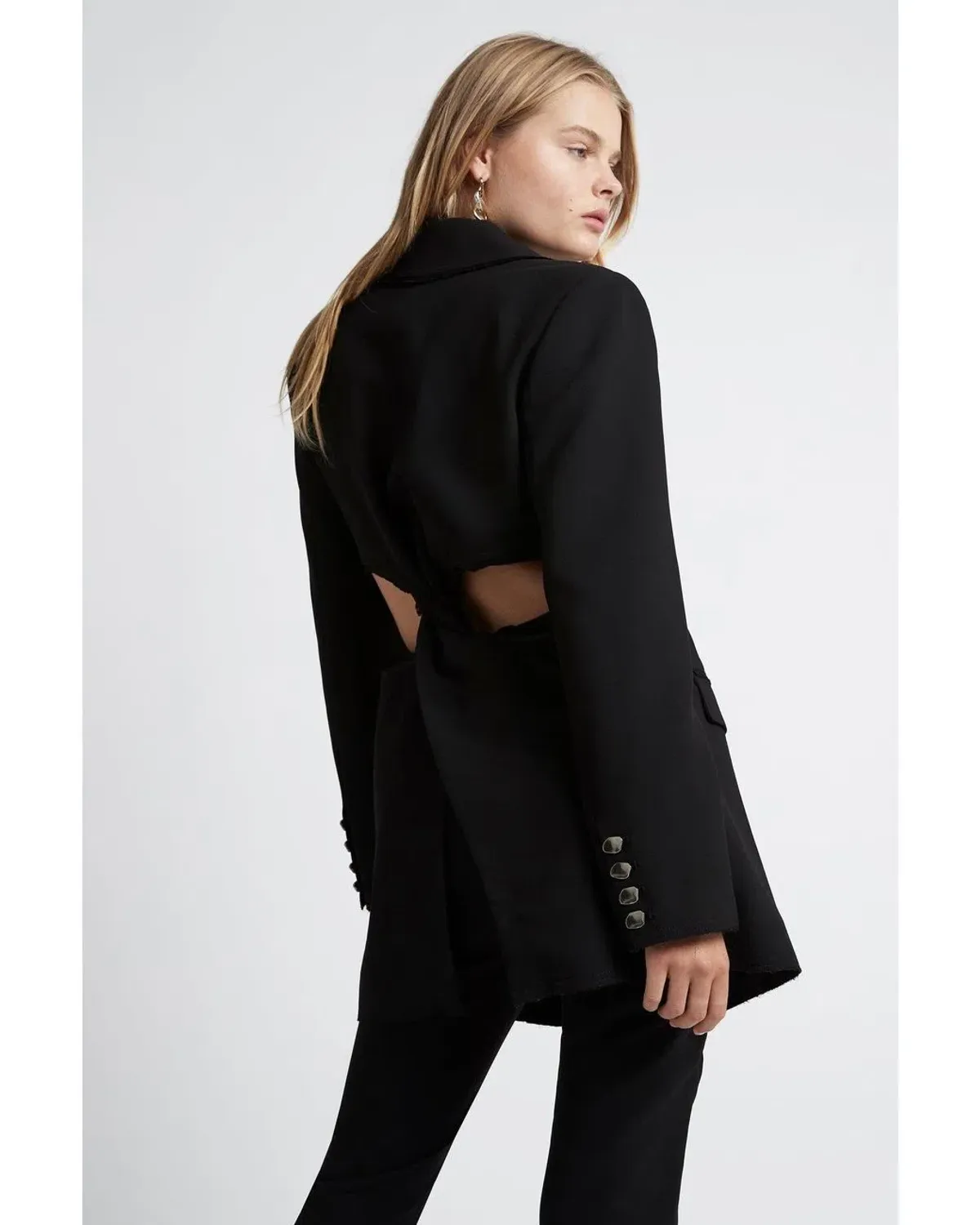 Aje Universal Cutout Blazer Black - Image 2